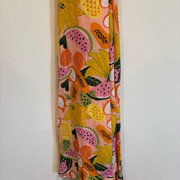 Hutch Anthropologie Size Medium Fruit  Wrap  Maxi Dress - Picture 7 of 11